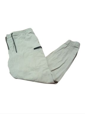 Frontier Supply Co Men’s Large Jogger Pants Khaki Tan Cargo Stretch Utility Cozy